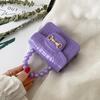 Sudeste Asiático Comércio exterior atacado Bolsa feminina 2023 novo padrão de crocodilo PVC bolsa de geleia cor doce bolsa feminina crossbody de mão