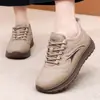 Novos Sapatos de Caminhada de Inverno Femininos 2025, Botas de Algodão com Lã, Botas Femininas Quentes para o Tornozelo, Sapatos Confortáveis para Mães