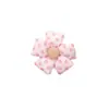 Tela de Puntos Algodón Flor de Cinco Pétalos Diy Accesorios para Ropa Tocado Corsage Mochila Zapatos Cortina Manga Delantal Combinación