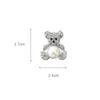 Acessórios DIY para Tamancos: Pingentes de Flor, Strass Brilhantes, Decorações de Urso Doces e Descoladas, Pingentes de Sapato de Laço de Alta Qualidade Destacáveis, Peça Única