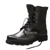 Botas de Combate 007 Puntera de Acero Antimpacto Transpirables Impermeables Antideslizantes Resistentes al Desgaste Amortiguadoras para Exteriores Entrenamiento Militar Tácticas Calzado de Seguridad de Caña Alta