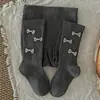 Meias-calças Novas para Meninas Primavera e Outono Estilo Coreano Versátil Leggings de Bebê Roupa Externa Infantil Leggings com Laço