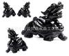 Ornamentos de Obsidiana Natural Pixiu Decoração para Casa e Escritório Ornamentos Pixiu Ornamentos Esculpidos Atacado