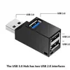 Hub Divisor Portátil Multi-Interface Plug-and-Play Hub de Alta Velocidade USB 3.0 Hub de Expansão de 3 Portas 1 para 3
