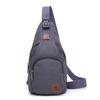 Bolso Cruzado de Hombro para Hombre de Lona Estilo Coreano Bolso Cruzado Transfronterizo Rpet Bolso de Pecho de Poliéster Rpet Fábrica de Personalización
