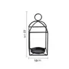 Adorno de Portavelas de Hierro Minimalista Estilo Europeo, Bandeja para Velas, Base de Portavelas Romántica para Mesa de Comedor, Decoración Creativa para el Hogar para Uso Doméstico