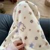 Chegada Nova Inverno 2026 Calça de Pijama de Veludo Grão de Neve para Mulheres Engrossada Com Veludo Quente Solta Casual para Casa Calça Longa Pode Ser Usada ao Ar Livre