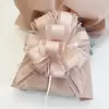 Tamaño Grande Transfronterizo 50 Colores Lisos Organza Flores de Bola Tridimensionales Regalos Navideños Decoración de Bodas Flores Tiradas a Mano