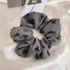 Cuerda para Cabeza de Intestino con Sensación Avanzada 2024 Nueva Cuerda para Cola de Caballo Baja Flor en la Cabeza Elástico Elegante para el Cabello Anillo para el Cabello de Intestino Grueso Tendón de Goma