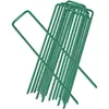 Estacas de césped en forma de U pintadas en spray de color verde, Herramientas para mascotas y jardinería transfronterizas, Herramientas para exteriores de jardinería transfronterizas