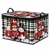 Caja de almacenamiento plegable temática de Navidad, hecha a medida, transfronteriza, para juguetes, especialmente diseñada para organizar ropa, con tapa y gran capacidad