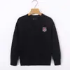 Suéter Pulôver Novo Estilo para Crianças de Faculdade Transfronteiriço Outono Suéter para Meninos Roupas Infantis Meninas Bebê Manga Longa Uniforme Escolar Atacado