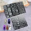 Suministro Transfronterizo de Juegos de Placas de Estampado para Uñas, Plantillas DIY de Transferencia para Uñas, Venta al por Mayor de Fabricantes