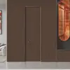 Puerta Maciza de Madera Compuesta Puerta Sencilla Fabricante Puerta de Apertura Plana Simple Pintada Estable y Duradera Puerta Interior Puerta de Dormitorio