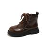 Zapatos de Niña Botas Martins 2024 Primavera y Otoño Botas para Niños Otoño Nuevas Botas Cortas de Moda para Niñas Botas de Cuero de Suela Blanda