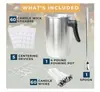 Olla para verter velas DIY de 4 lb kit para hacer velas tetera para hacer velas aluminio construcción olla para derretir cera