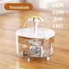 Bebedouro Personalizado para Pets, Bebedouro para Gatos, Especial Transfronteiriço com Sensor Automático, Água Viva Circulante, Filtração Sem Fio e Silencioso