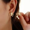 Pendientes de calavera retro personalizados, joyería transfronteriza europea y americana, pendientes de calavera gótica rockera para mujer.