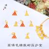 Accesorios diy de oro de larga data, colgante del zodíaco tres en uno seis en uno, este año, pulsera de cordón rojo, collar para mujer