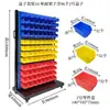 Rack de Parafusos Móvel, Organizador de Ferramentas de Oficina Espesso de Dupla Face, Carrinho de Parafusos, Caixa de Peças, Carrinho, Rack de Parafusos