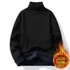 Comércio Exterior Atacado Tricô Gola Alta Masculino Tricô Novo Casual Roupa de Trabalho Camisa Base Camiseta Interna Tricô Quente