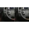 Adecuado para Toyota 07-13 Tantu fibra de carbono volante lado izquierdo pegatina de decoración accesorios de modificación interior de coche