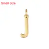 L01 Accesorios Populares Europeos y Americanos Simple Brillo tamaño pequeño Colgante de Collar con Letra Colgante Colgante Pequeño
