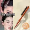 Pente de Cabelo Pente de Cauda Pontiaguda Pente de Dentes Finos Pincel de Cerdas de Javali para Cabeleireiro Estilização Fofa Cabo Longo Maquiagem Cauda Pontiaguda Pente para Coque Cabelo Cacheado
