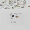 Directo del fabricante: Accesorios de joyería de aleación en forma de corazón con incrustaciones de diamantes Xili Mimi, incluyendo botones decorativos con base
