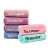 Toalla de bordado de fibra absorbente estilo juvenil toalla de baño toalla de regalo toalla para secar el pelo para adultos uso doméstico toalla facial de secado rápido
