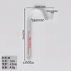 Gancho para ropa de hierro forjado simple para pared transfronterizo, gancho para cesta de flores, fijación con tornillo autorroscante, gancho para linterna en forma de S