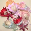 Dia dos Namorados Qixi Mini Gipsofila Buquê Pequeno Flores de Sabão Simuladas Caixa de Presente Acessórios Lembrancinhas de Festa Presente de Natal