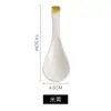 Cuchara de cerámica estilo japonés cuchara para sopa cuchara para arroz hotel restaurante Cuchara vajilla y logotipo de fabricante de viento