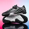 Nuevos Zapatos de Fútbol Infantiles de Corte Bajo Transfronterizos del Fabricante para Niños y Niñas, Zapatos Deportivos de Exterior con Tacos Largos y Cortos para Competición y Entrenamiento, Antideslizantes