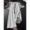 Pantalones de Chándal a Cuadros Plisados de Bloques de Color Americanos para Hombre Diseño de Otoño Pantalones Rectos de Patchwork Corte Limpio Pantalones Casuales