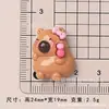 Charms para Zapatos de Capibara Hechos a Mano Accesorios para el Cabello Diademas Sombreros Fundas para Teléfono Cadenas para Teléfono de Niños Pulseras Accesorios para la Cabeza
