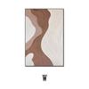 Pintura Decorativa Abstracta Textura Viento Silencioso Crema Sala de Estar Pasillo Pintura Colgante Casa de Huéspedes Hotel Lienzo al Óleo Pintura sin Marco Personalización
