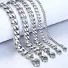 Pulsera de Cadena Geométrica de Acero Inoxidable Tendencia de Personalidad Xingqi Exclusiva Transfronteriza Europea y Americana Tendencia de Accesorio de Beneficio para Empleados