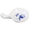 Biyumi Plato de Tinta de Cerámica Azul y Blanco Portaplumas de Porcelana Lavado de Plumas Estudio del Campo Entrenamiento de Caligrafía Piedra de Tinta de Cerámica Papelería