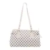 Bolsa de bolinhas para mulheres, estilo coreano de verão, moderna, novo design 2026, estilo para o trabalho, elegante e estilosa, bolsa de ombro