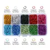Transfronterizo 10 rejillas en caja 6 mm color aluminio revestido anillo abierto anillo de salto anillo de conexión juego combinado accesorios de decoración