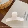 Pasador de Pelo Curvo Geométrico Texturizado de Colores Nuevos de Luofu Meng, Pasador de Moda y Sencillo, Pinza de Tiburón Accesorio para el Cabello para Mujeres