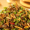 Salsa para Aperitivo de Pescado y Camarones Salteados con Chile Especial de Xuzhou para Arroz, Bibimbap y Fideos Salsa Especial para Saltear Embotellada