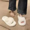 Moda Outono e Inverno Comércio Exterior Tendência Chinelos de Pelúcia para Casa, Sapatos Casuais Versáteis Estilo Dopamina Elegantes para Mulheres