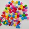 Bolas de Felpa de Polipropileno Coloridas Bolas de Felpa de Colores Mezclados Bolas de Felpa Hechas a Mano DIY Artículos Decorativos para Ropa Juguetes Accesorios Pequeños Personalización