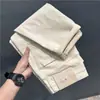 Calça Jeans Masculina 2026, Calça Reta Slim-Fit Fina, Estilo Básico Bege, Jeans Masculino de Alta Qualidade, Estilo Fino de Verão