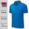Overol tipo polo de fábrica directa camiseta logo manga corta ropa de trabajo empresarial solapa ropa de clase impresión bordado