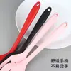 Utensilios de cocina de silicona espátula de silicona espátula espátula oblicua dos piezas sartén antiadherente espátula para freír espátula para bistec frito pescado frito