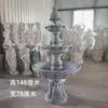 Decoración de Pozo de los Deseos para Paisajismo Fuente de Agua Corriente Estilo Europeo Piscina de Aspersión de Agua para Paisajismo Adorno para Patio Exterior Jardín Estanque de Peces Celebración de Boda
