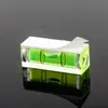 Nivel rectangular adhesivo agua verde cuadrado nivel pequeño cinta de doble cara pegatina nivel de burbuja de aire 102910mm
